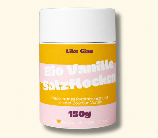 Bio Vanillesalz Flocken mit 5% echter Vanille
